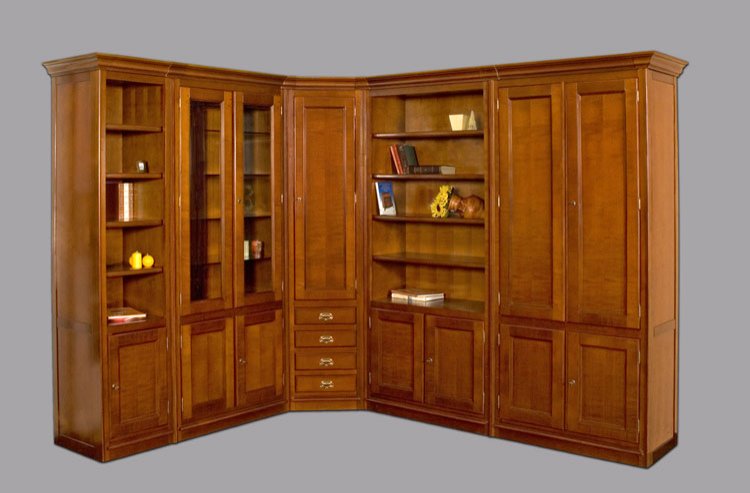 MOBILA BIBLIOTECA CLASICA DIN LEMN